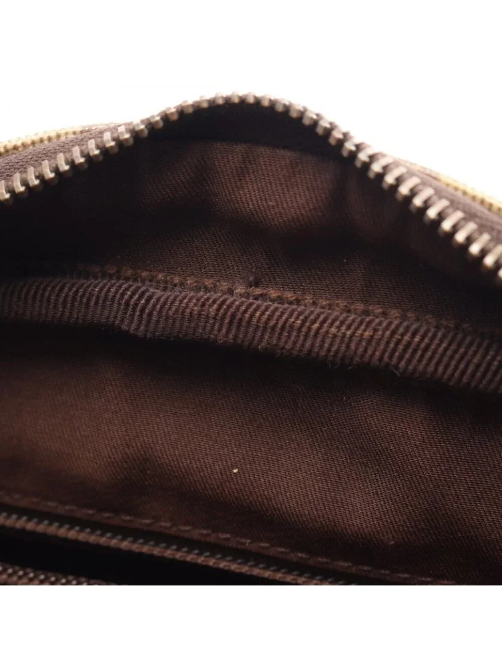 Gucci Shoulder Bag GG Plus Beige Brown Co Ting Canvas Leather Split